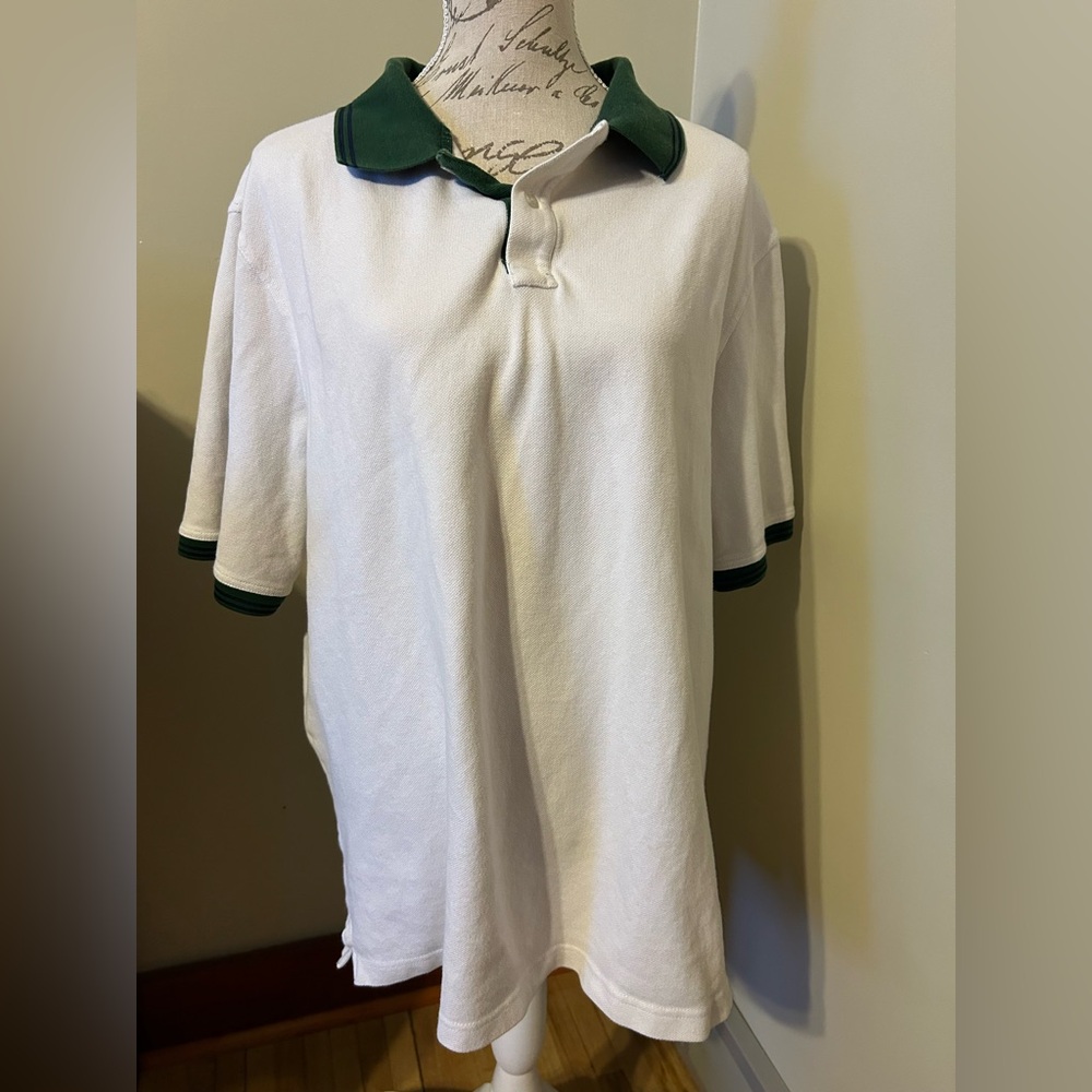 Denver Hayes Green and White Polo Shirt - Picture 2 of 9